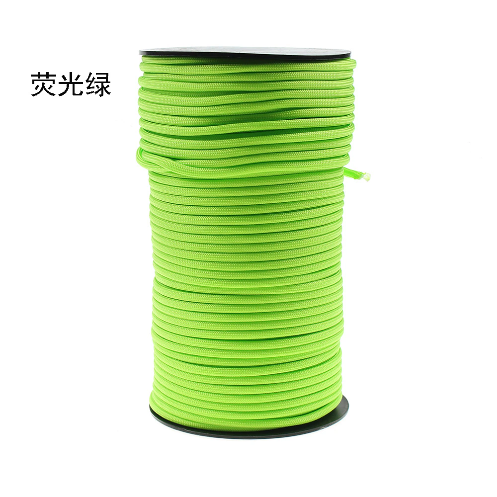 Cheap Goat Tents 650 Military Paracord 9 Strand 4mm Tactical Parachute Cord Camping Accessories DIY Weaving Outdoor Survival Equipment Tent Rope Paracord 